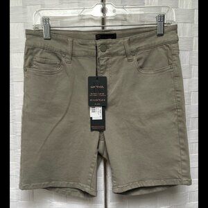 NWT Renuar Aloe Gray Lux Tencel Woven Shorts Size 4